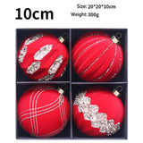 Glitter Flannel Christmas Ball Ornament Set_Cwmm9982