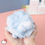 BATH POUF60G SOFT PLUM PETAL BATH BALL_CWMM3372