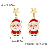 NEW CHRISTMAS BELL ASYMMETRICAL EARRINGS_CWAJE2388