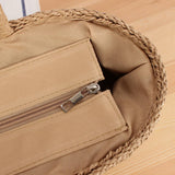 POPULAR SUMMER PORTABLE LARGE CAPACITY STRAW BAG_CWAB2100