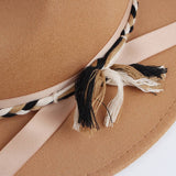 FASHION RETRO SOLID COLOR FELT HAT JAZZ HAT_CWAH0764