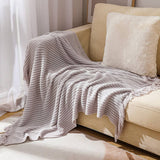 KNITTED SOFT WARM SOFA BLANKET BED END BLANKET_CWMM0200