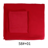 Two-Piece Chiffon Shawl And Headscarf_Cwasc2424