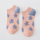 NEW HYUNA STYLE FLOWER SOCKS FOR WOMEN_CWMS2045