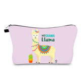 BEST SELLING ALPACA PRINT COSMETIC BAG_CWAB2264