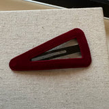Velvet Triangle Hollow Bb Clip Chic Hairpin_Cwaha07970