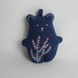HAND EMBROIDERED CUTE BEAR PLUSH CHARM_CWMM6001
