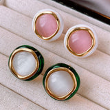 ROUND NICHE TEMPERAMENT EARRINGS_CWAJE2456