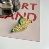 Bird Hair Claw Cetate Swan Peacock & Swallow Clip_Cwaha5763