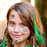 GLITTER LEAF CARTOON TATTOO STICKERS FOR PARTY_CWMM8250