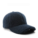 Vintage Fleece Baseball Cap Warm Winter Hat_Cwah04794
