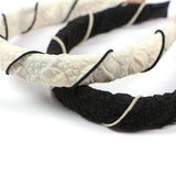 SIMPLE CRUMPLED PLEATED HEADBAND_CWAHA0985