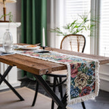 TASSEL DETAILED MULTI PATTERN TABLE RUNNER_CWMM0027