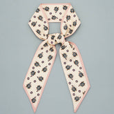 FLORAL LETTER SCARF FOR HAIR OR GIFT_CWASC0066