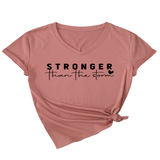 BASIC V NECK TEE FOR WOMEN SOFT AND STYLISH_CWTTS1470
