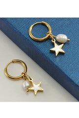 18K Gold Plated Stainless Steel Earrings_Cwaje0395
