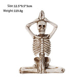 SCARY YOGA SKELETON HALLOWEEN GARDEN DECOR_CWAJE5298