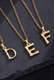 FASHION SIMPLE ALPHABET PENDANT NECKLACE_CWAJE230