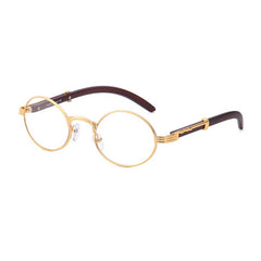 IMITATION WOOD SUNGLASSES ROUND FRAME SUNGLASSES_CWASG0581