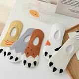 CUTE CAT PAW BOAT SOCKS SUMMER INVISIBLE SOCKS_CWMS0514