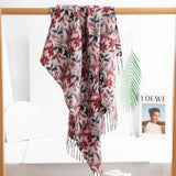 2024 New Twill Printed Tassel Scarf_Cwasc0914