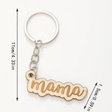 CREATIVE SMALL PENDANT PUZZLE WOODEN KEYCHAIN_CWMM0573
