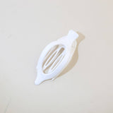 Glossy Matte Oval Hair Clip-Large Duckbill Style_Cwaha07479