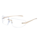 FASHION FRAMELESS DIAMOND CUT SUNGLASSES_CWASG0658