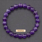 Crystal Natural Stone Beaded Bracelet Unisex_Cwmm11267