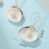 BOHEMIAN SHELL BEADED PENDANT EARRINGS_CWAJE1553