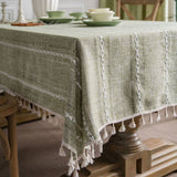 GREEN HOLLOW PASTORAL FRESH TABLECLOTH_CWMM0954