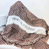 LETTER PRINT SCARF CHIC WINTER WRAP GIFT SHAWL_CWASC0912