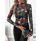 SEXY LEOPARD PRINT MESH FITTED T SHIRT_CWTBLL3423