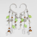 Vintage Bohemian Mushroom Tassel Earrings_Cwmm3224