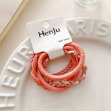 CANDY COLOR HAIR TIES 5 PIECE SET_CWAHA1133