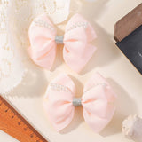 HANDMADE GLITTER BOW HAIR CLIP SET FOR GIRLS_CWAHA6734