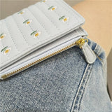 Cute Embroidered 2-Fold Wallet For Women_Cwab06256