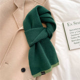 SOLID COLOR COMMUTER ALL MATCH WARM SCARF_CWASC0976