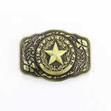 TEXAS PENTAGRAM VINTAGE BELT BUCKLE_CWABE0431