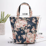 FLOWER PATTERN PORTABLE WASH BAG MAKEUP BAG_CWAB1736