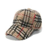 Wool Baseball Cap - Check C Ved Brim Cwah0728