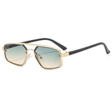 RETRO DOUBLE BRIDGE METAL SUNGLASSES UNISEX_CWASG1168