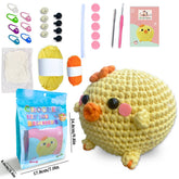 HANDMADE CHICKEN DOLL CROCHET MATERIAL KIT_CWMM1865