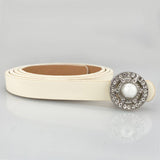 Women'S Fashionable Pearl And Diamond Belt_Cwabe0706