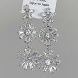 Zircon Snowflake Tassel Earrings_Cwaje1313