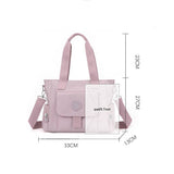 Simple Large Capacity Nylon Shoulder Bag_Cwasc1787