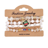 CHERRY BUTTERFLY CHARM LAYERED BRACELET_CWAJE2227