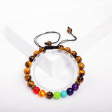 Tiger Eye Colorful Frosted Stone Bracelet_Cwasc0702