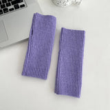 Versatile Knitted Warm Vertical Striped Gloves_Cwag0142