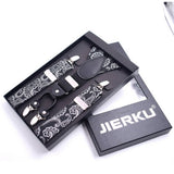 CASUAL JACQUARD 4 CLIP SUSPENDERS_CWMM1114